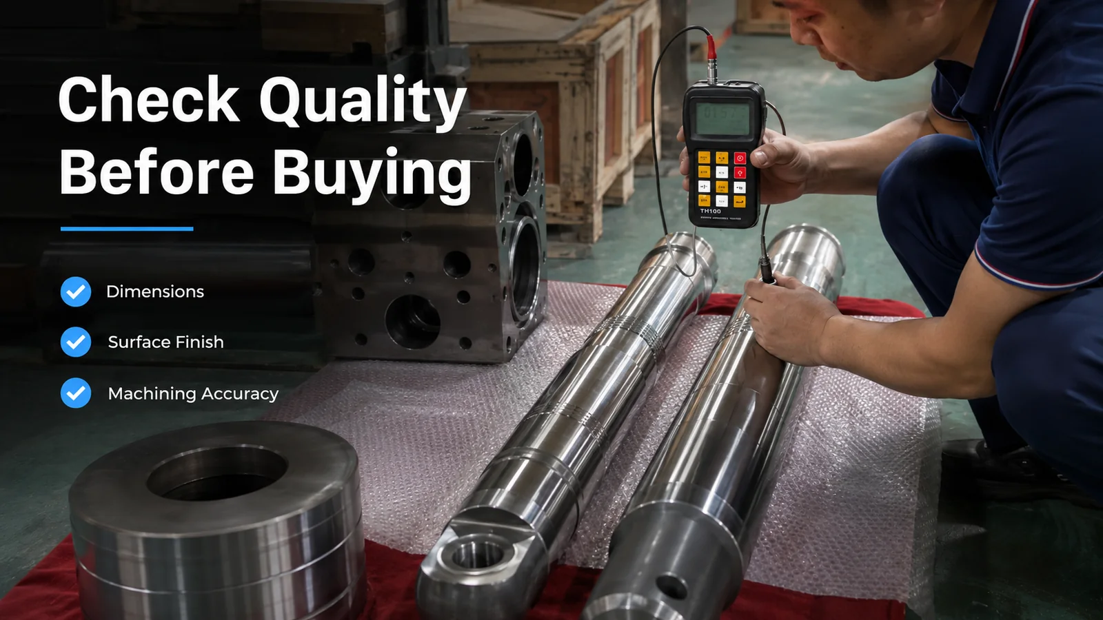 Quality-control checkpoints for OEM excavator attachment production and branding