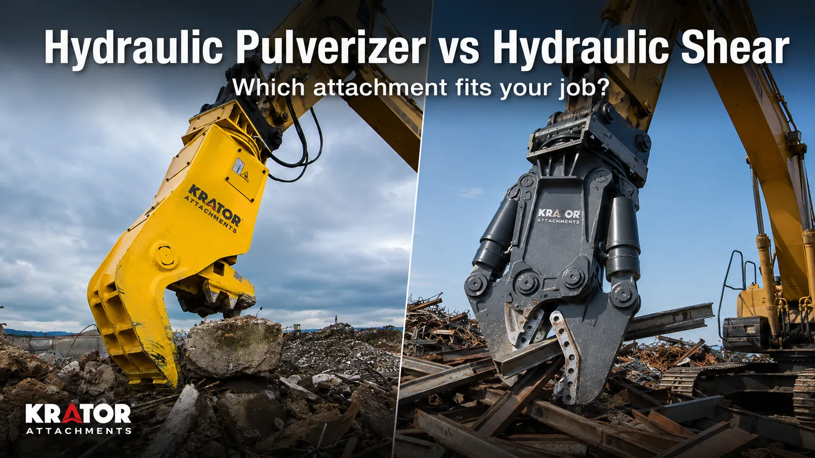 Hydraulic Pulverizer vs Hydraulic Shear